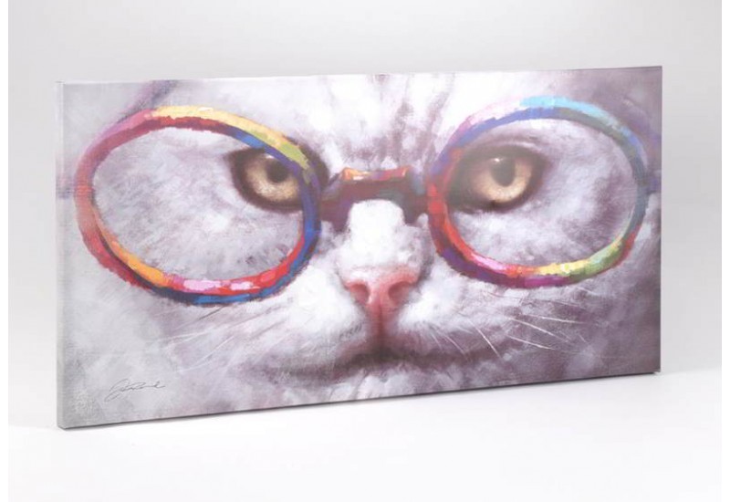 Toile Chat Lunette Amadeus Amadeus Am