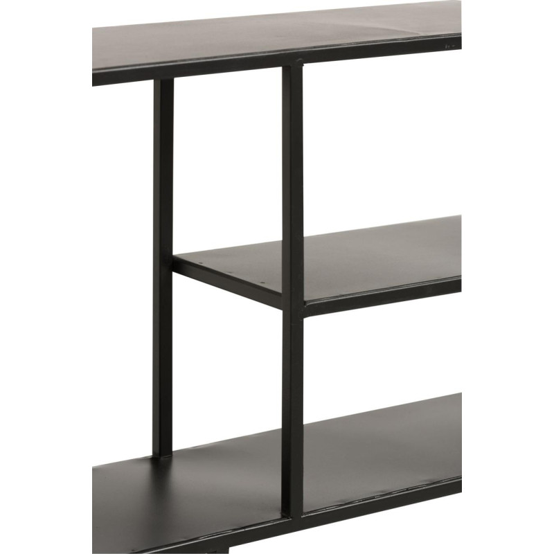 Etagère métal noir J-line en ligne  LIVING-shop boutique J-line en ligne