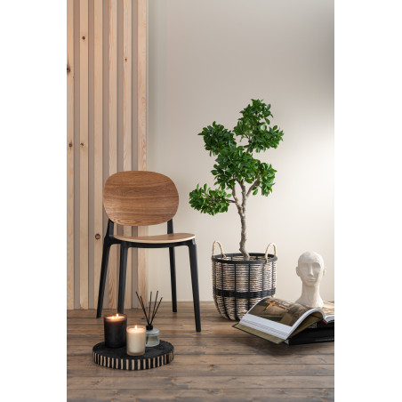 Set de 2 chaises en bois Minho