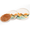 Lot de 6 assiettes plates Sommets