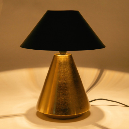 Lampe table Fungi Noir et OR Amadeus