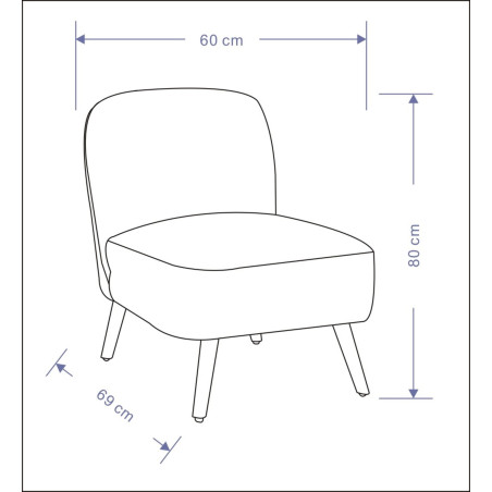 Fauteuil Tessa Amadeus