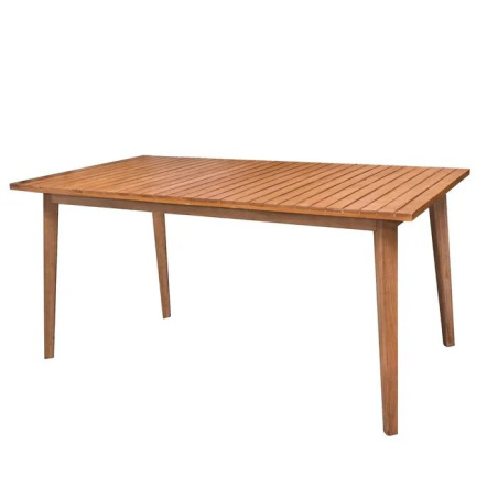 Table rectangulaire acacia massif extérieur 160X90X75 cm