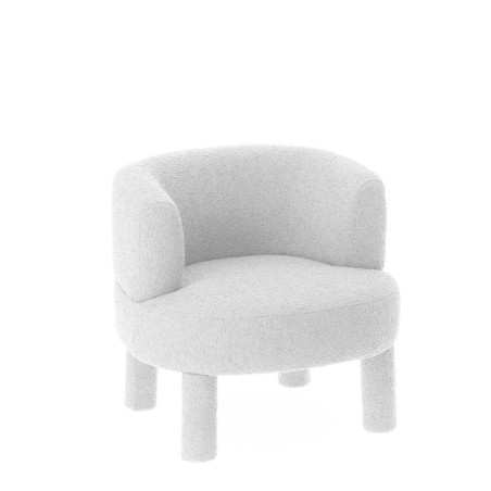 Fauteuil gris Chiné Reisa