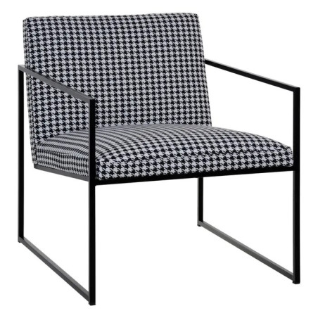 Fauteuil Noir et Blanc pied de poule