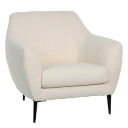 Fauteuil beige moumoute