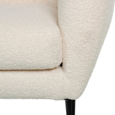 Fauteuil beige moumoute