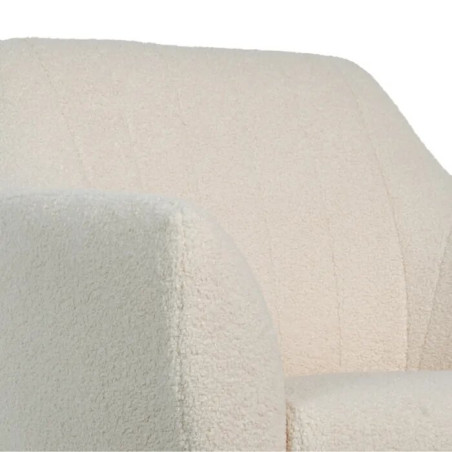 Fauteuil beige moumoute