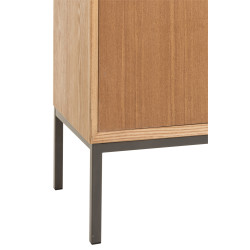 Armoire Sur Pied 2 Portes Naturel