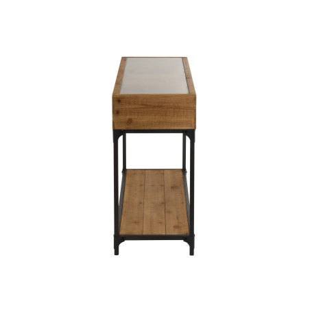 Console Pour Bouteilles De Vin Bois Naturel