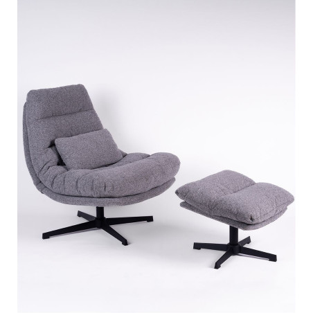 Fauteuil Wilmington Gris