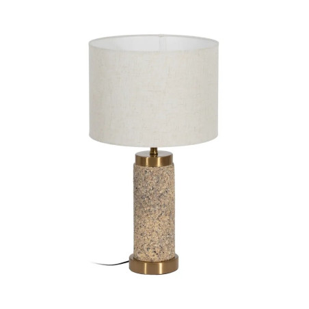 Lampe de Table Beige et Or