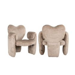 Fauteuil Didi mouton naturel