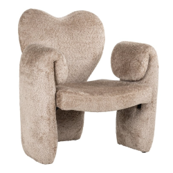 Fauteuil Didi mouton naturel