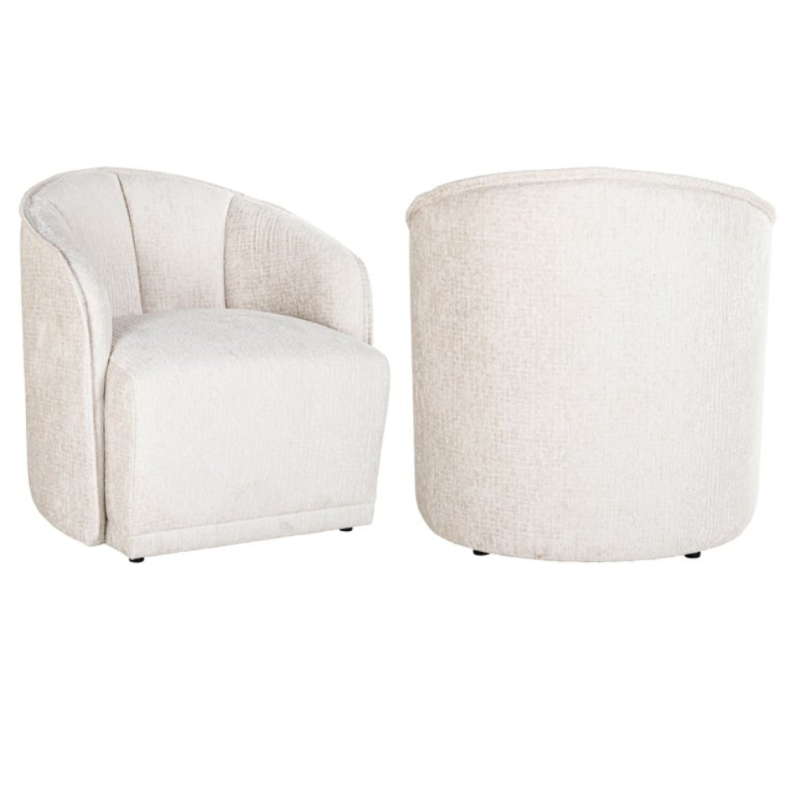 Fauteuil Maryse crème fusion