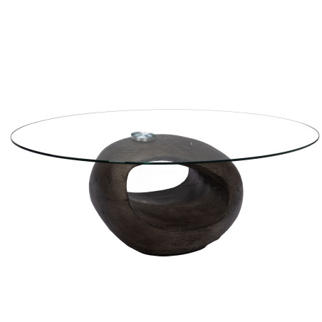 Table basse rocher Wenge