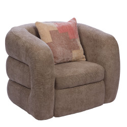 Fauteuil Bess taupe