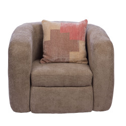 Fauteuil Bess taupe