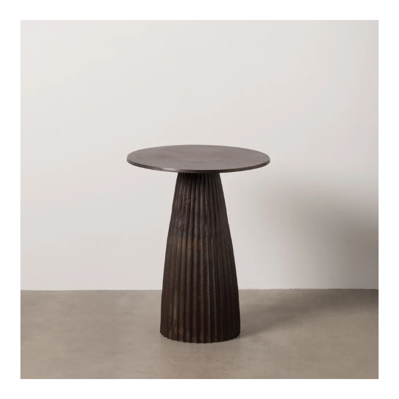 Table d'appoint oxyde marron