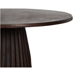 Table d'appoint oxyde marron