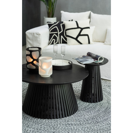 Table Vincent Bois De Manguier Noir Small