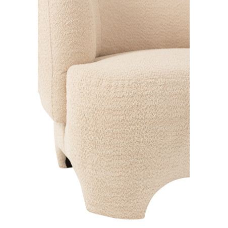 Fauteuil Tricote crème