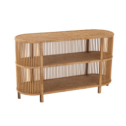 Console Exo Bambou et Rotin Naturel