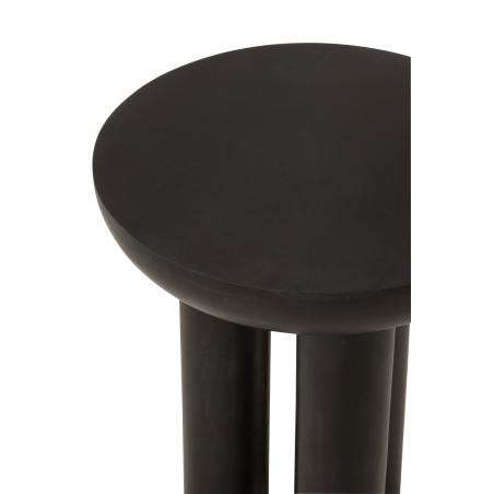 Table D'appoint Trio Bois De Manguier Noir