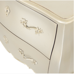 Commode Double Silver Murano