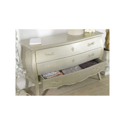 Grande Commode Murano Silver