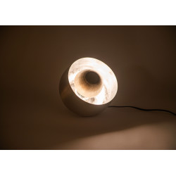 Lampe Samuel Argent Diamètre 23 cm