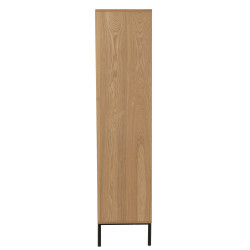 Armoire Cases Bois et Rotin