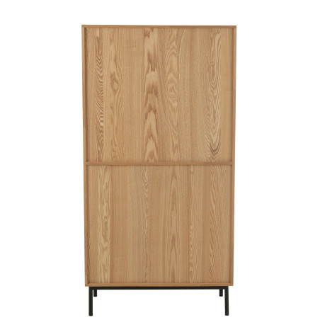 Armoire Cases Bois et Rotin