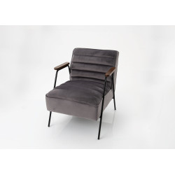 fauteuil Hutch gris