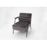 fauteuil Hutch gris