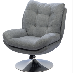 Fauteuil Magnum Gris Chrome