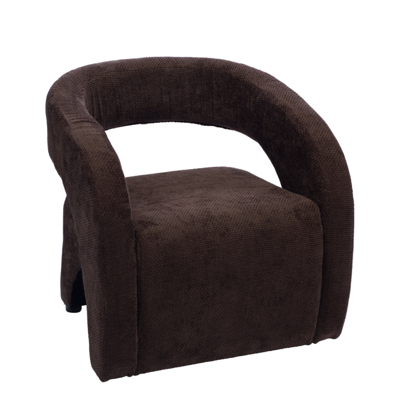 Fauteuil Barney Marron